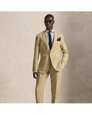 Polo Ralph Lauren Linen Suit Trousers - Natural