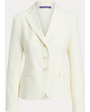 Ralph Lauren Wendi Grain De Poudre Jacket - White