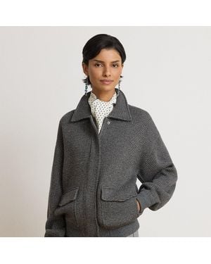 Ralph Lauren Double-Knit Pilotenjack - Grijs