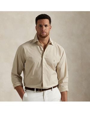 Polo Ralph Lauren Ralph Lauren Gingham Stretch Poplin Shirt - Natural