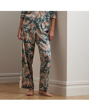 Ralph Lauren Pigiama in raso a fiori - Blu
