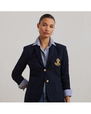 Ralph Lauren Bullion Jacquard Blazer - Blue