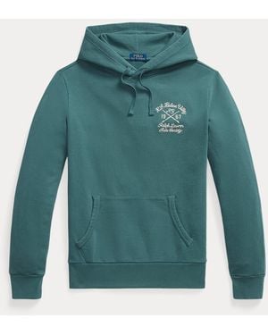 Polo Ralph Lauren Loopback-Fleece-Kapuzenshirt Mit Grafiken - Grün