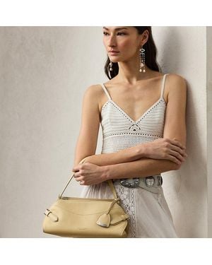 Ralph Lauren Kleine Kalbsleder-Schultertasche Ralph Lauren - Mehrfarbig