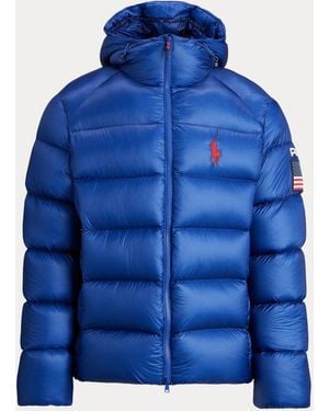 Ralph Lauren The Hawthorne Flag Down Jacket - Blue