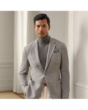 Ralph Lauren Giacca Hadley in cashmere fatta a mano - Grigio