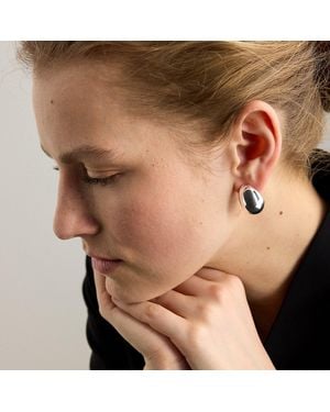 Ralph Lauren Plated Sculptural Studs - Brown