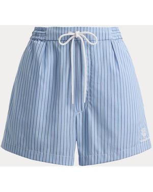 Polo Ralph Lauren Short Wimbledon in cotone a righe - Blu