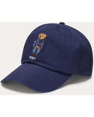 Ralph Lauren Polo Bear Twill Ball Cap - Blue