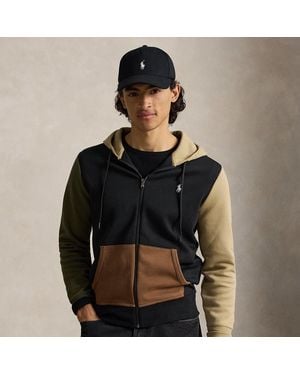 Polo Ralph Lauren Double-Knit Full-Zip Hoodie - Black
