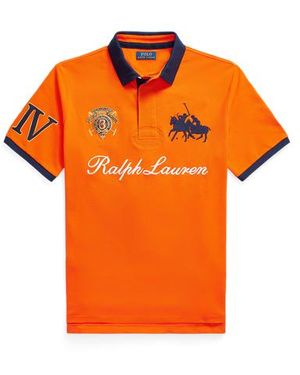 Polo Ralph Lauren Polo in piqué con stemma Classic-Fit - Arancione
