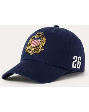 Polo Ralph Lauren Usa Twill Ball Cap - Blue
