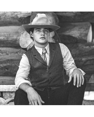 RRL Chaleco Western De Lino Y Lana - Neutro