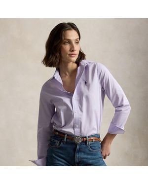 Polo Ralph Lauren Classic Fit Cotton Twill Shirt - Purple