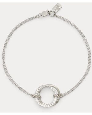 Ralph Lauren Sterling Cubic Zirconia Bracelet - Metallic