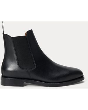 Polo Ralph Lauren Inserra Calfskin Chelsea Boot - Black