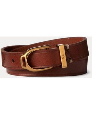 Ralph Lauren Welington Double-wrap Skinny Bracelet - Brown