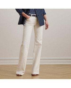 Ralph Lauren Jeans De Tiro Alto Acampanados - Azul