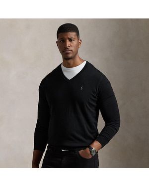 Ralph Lauren POLO by Ralph Lauren V-neck wool knit sweater, men's size L / eaa511259