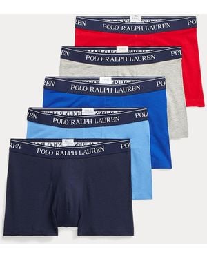 Polo Ralph Lauren Classic Stretch Cotton Trunk 5-Pack - Blue