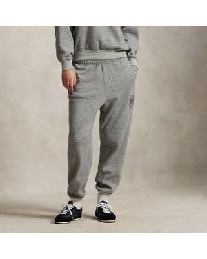 Ralph Lauren Pony Fleece Sweatpant - Gray