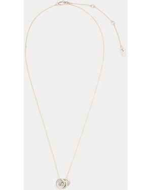 Ralph Lauren Collana con triplo pendente - Bianco