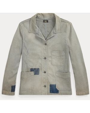 RRL Repaired Jaspé Work Jacket - Grey
