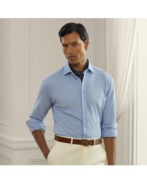 Ralph Lauren Knit Oxford Shirt - Blue