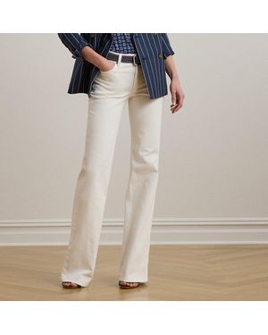 Ralph Lauren Jeans svasati a vita alta - Blu