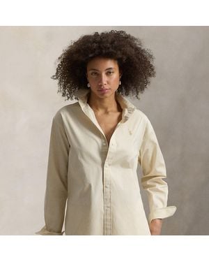 Polo Ralph Lauren Relaxed Fit Striped Cotton Shirt - Natural