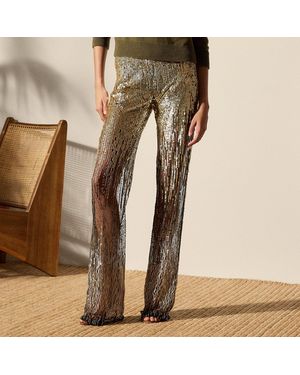 Ralph Lauren Ralph Lauren Bradlee Embellished Tulle Pant - Natural