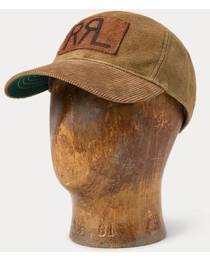 RRL Ruwe Suède Truckerpet - Bruin