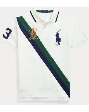 Polo Ralph Lauren Custom-Slim-Fit Jubiläums-Poloshirt - Weiß