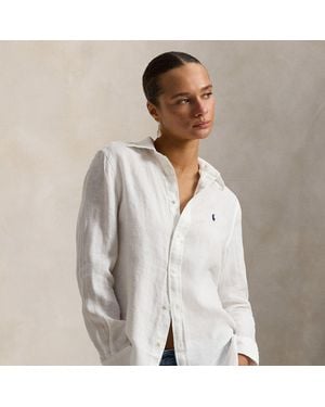 Polo Ralph Lauren Classic Fit Linen Shirt - Natural