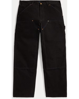 Ralph Lauren Polo Dungaree Fit Canvas Carpenter Pant - Black