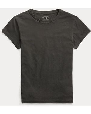 RRL Cotton Jersey Crewneck T-Shirt - Black