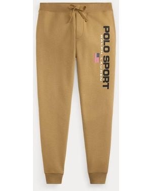 Polo Ralph Lauren Fleece Polo Sport Joggingbroek - Naturel