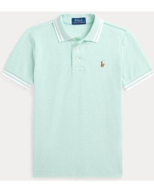 Polo Ralph Lauren Ralph Lauren Boy's Oxford Mesh Polo Shirt - Blue