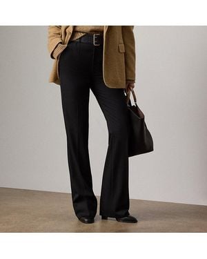 Ralph Lauren Pantalón Wrigley De Grain De Poudre - Negro