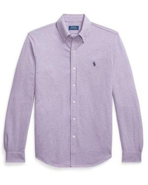 Polo Ralph Lauren Featherweight Mesh Shirt - Purple