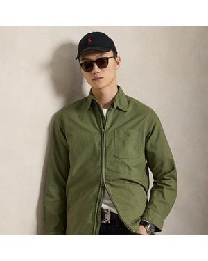 Polo Ralph Lauren Garment-Dyed Oxford Overshirt - Green