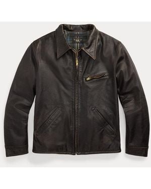 RRL Giacca in pelle - Nero
