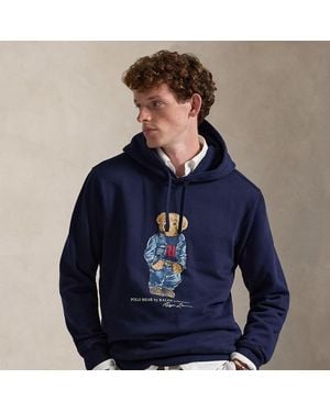 Ralph Lauren Polo Bear Fleece Hoodie - Blue