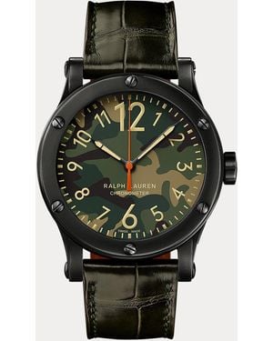 Ralph Lauren 39 Mm Chronometer Steel - Meerkleurig