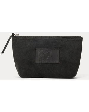 RRL Limited-Edition Roughout Suede Pouch - Black