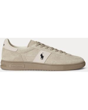 Polo Ralph Lauren Bedford Suède Sneaker - Naturel