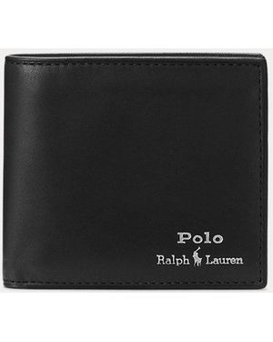 Ralph Lauren Leather Billfold Wallet - Black