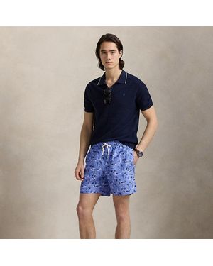 Ralph Lauren 5.75-Inch Traveler Classic Swim Trunk - Blue