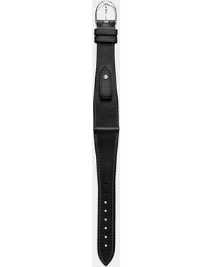 Ralph Lauren Small Stirrup Calfskin Watch Strap - Black