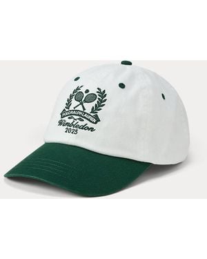 Polo Ralph Lauren Wimbledon Crest Twill Cap - Green
